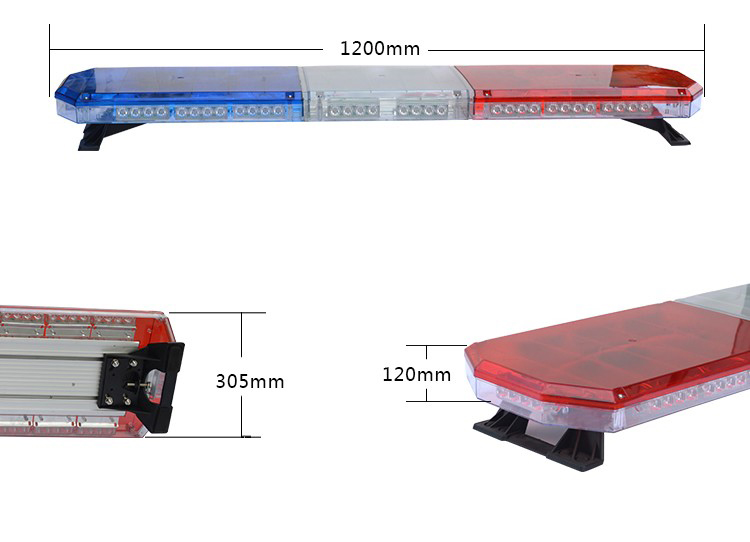  Super thin thickness car roof mounted warning light bar